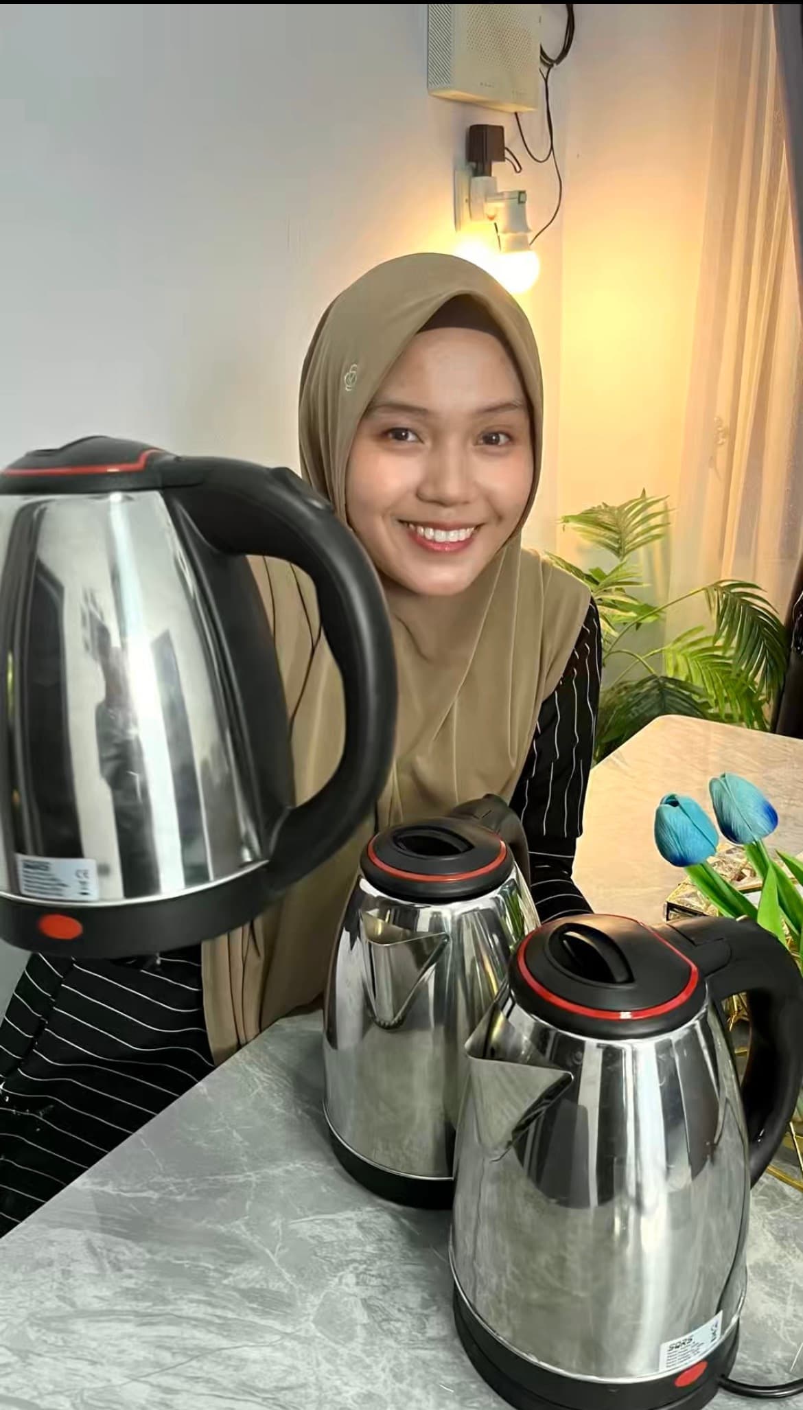 Teko Listrik Stainless Steel